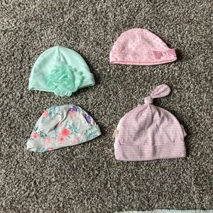 Baby girls newborn hats